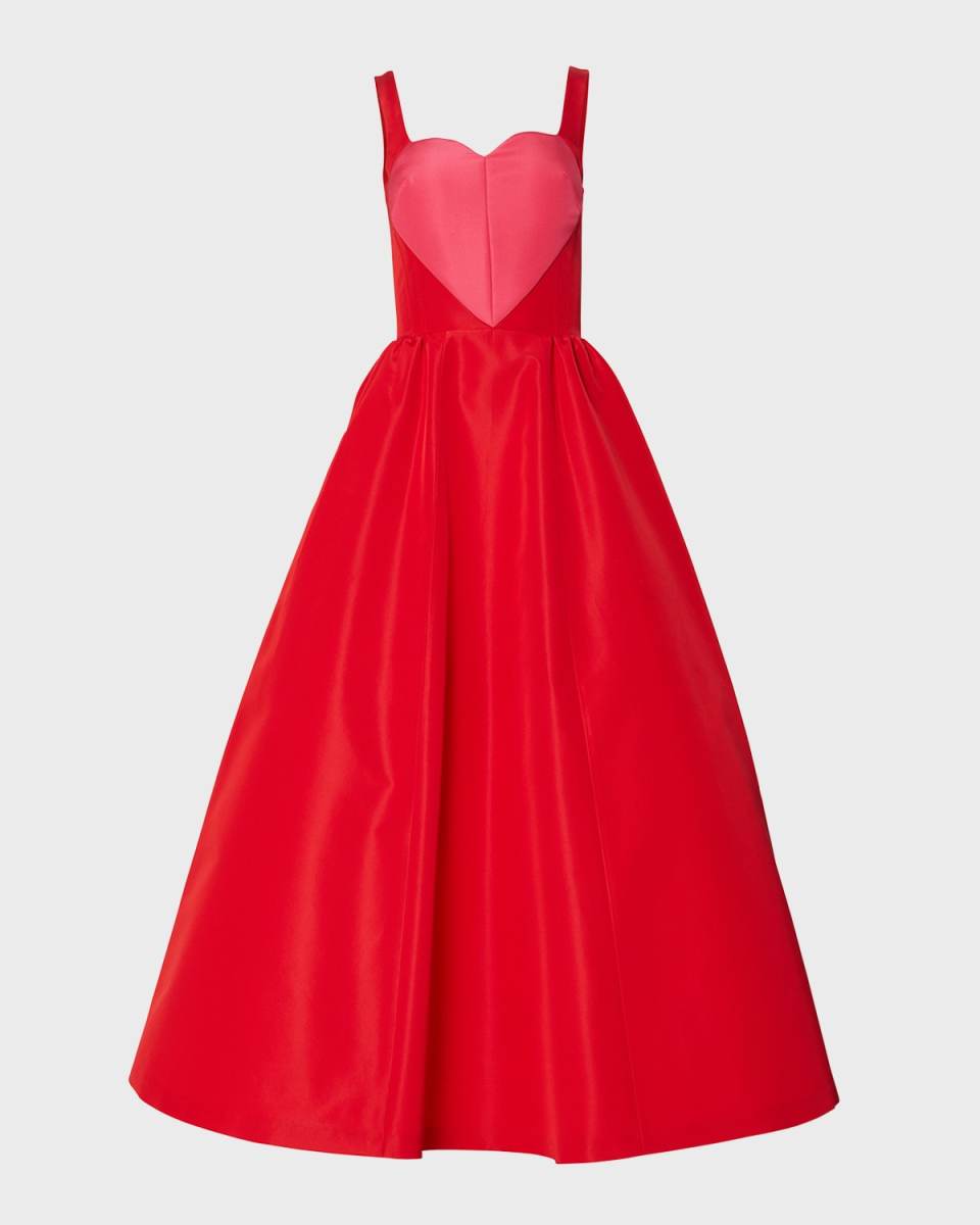 Heart Shape Full Skirt Dress